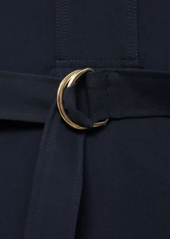 MANGO Sukienki I Kombinezony*Sukienka z krótkim rękawem i paskiem