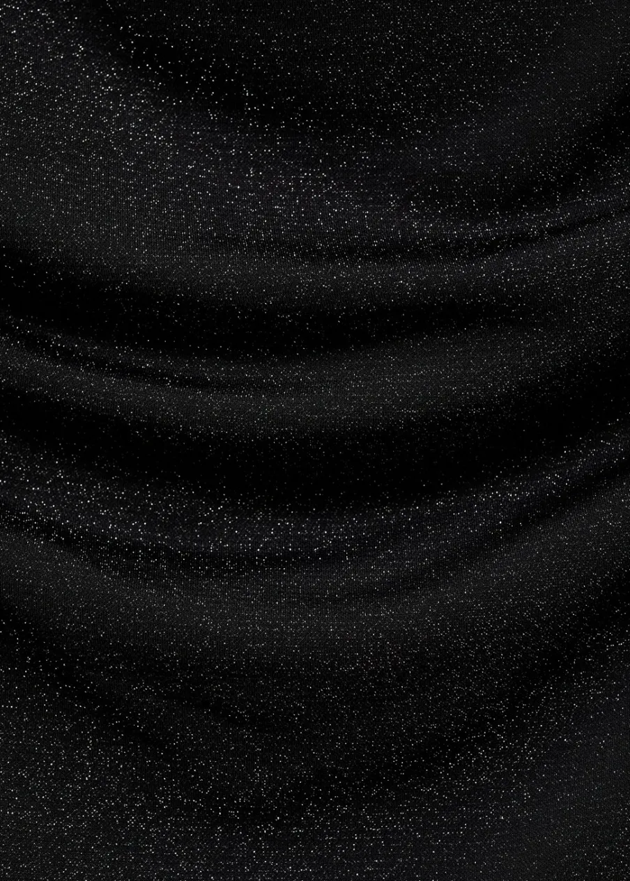 MANGO Sukienki I Kombinezony*Sukienka z lureksu z drapowanym dekoltem