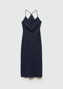 MANGO Sukienki I Kombinezony*Sukienka z lyocellu w paski