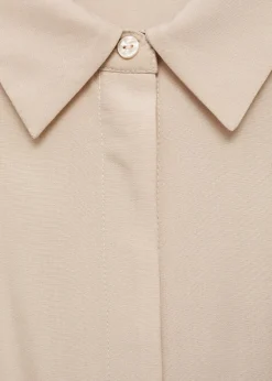 MANGO Sukienki I Kombinezony*Sukienka z lyocellu z paskiem