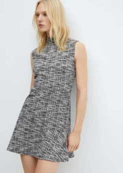 MANGO Sukienki I Kombinezony*Sukienka z melanżowego tweedu
