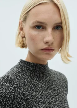 MANGO Sukienki I Kombinezony*Sukienka z melanżowej dzianiny