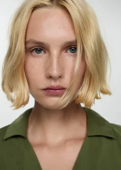 MANGO Sukienki I Kombinezony*Sukienka z modalu z zapięciem na guziki