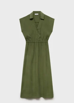 MANGO Sukienki I Kombinezony*Sukienka z modalu z zapięciem na guziki