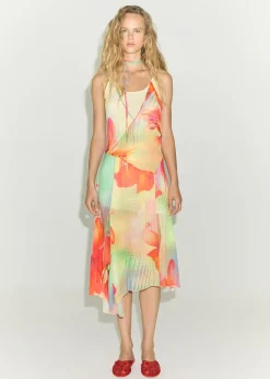 MANGO Sukienki I Kombinezony*Sukienka z nadrukiem i asymetrycznym dołem