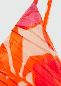 MANGO Sukienki I Kombinezony*Sukienka z nadrukiem i drapowaniem