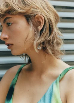 MANGO Sukienki I Kombinezony*Sukienka z nadrukiem i drapowaniem