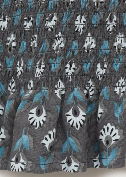 MANGO Sukienki I Kombinezony*Sukienka z nadrukiem i marszczonymi detalami