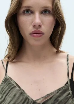 MANGO Sukienki I Kombinezony*Sukienka z nadrukiem i podwójnymi ramiączkami