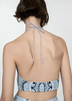 MANGO Sukienki I Kombinezony*Sukienka z nadrukiem i wycięciami