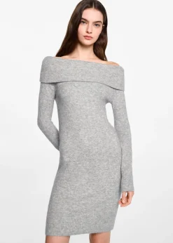 MANGO Sukienki I Kombinezony*Sukienka z odkrytymi ramionami