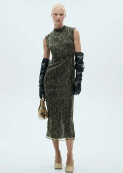 MANGO Sukienki I Kombinezony*Sukienka z organzy z odkrytymi plecami