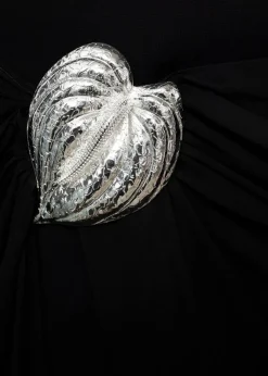 MANGO Sukienki I Kombinezony*Sukienka z półprzezroczystą spódnicą i broszką