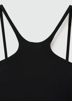 MANGO Sukienki I Kombinezony*Sukienka z półprzezroczystą spódnicą i broszką