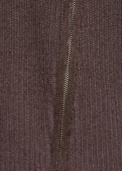 MANGO Sukienki I Kombinezony*Sukienka z prążkowanej dzianiny z wykładanym kołnierzem