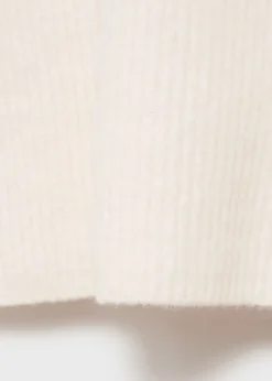 MANGO Sukienki I Kombinezony*Sukienka z prążkowanej dzianiny z zamkiem