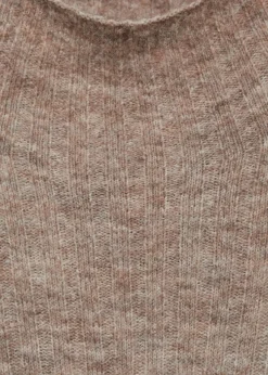 MANGO Sukienki I Kombinezony*Sukienka z prążkowanej dzianiny z rozcięciem