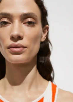 MANGO Sukienki I Kombinezony*Sukienka z prążkowanej dzianiny pętelkowej w paski