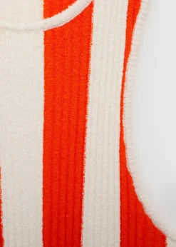 MANGO Sukienki I Kombinezony*Sukienka z prążkowanej dzianiny pętelkowej w paski