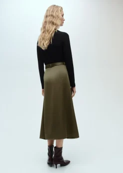 MANGO Sukienki I Kombinezony*Sukienka z satynową spódnicą