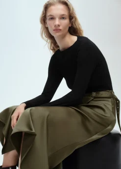 MANGO Sukienki I Kombinezony*Sukienka z satynową spódnicą