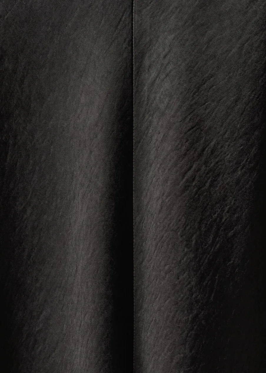 MANGO Sukienki I Kombinezony*Sukienka z satyny i tkaniny