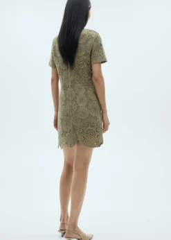 MANGO Sukienki I Kombinezony*Sukienka z szydełkowej dzianiny