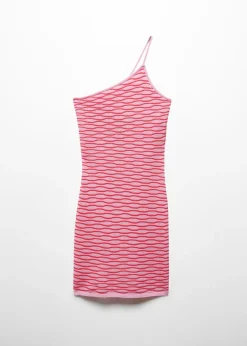 MANGO Sukienki I Kombinezony*Sukienka z teksturowanej dzianiny