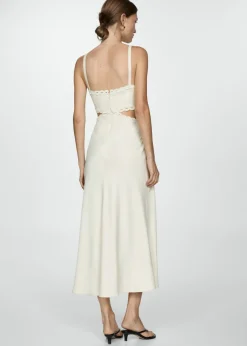 MANGO Sukienki I Kombinezony*Sukienka z wycięciami i mereżką