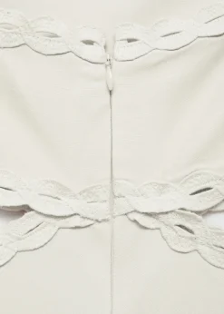 MANGO Sukienki I Kombinezony*Sukienka z wycięciami i mereżką