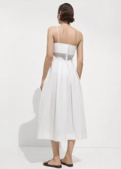 MANGO Sukienki I Kombinezony*Sukienka z wywijanym dekoltem i paskiem