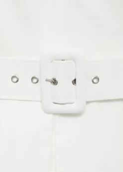 MANGO Sukienki I Kombinezony*Sukienka z wywijanym dekoltem i paskiem