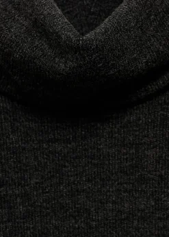 MANGO Sukienki I Kombinezony*Sukienka z wywijanym golfem i drapowaniem