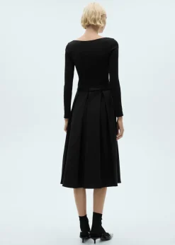 MANGO Sukienki I Kombinezony*Sukienka ze spódnicą z zakładkami i paskiem