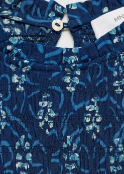 MANGO Sukienki I Kombinezony*Sukienka ze wzorem i marszczeniem