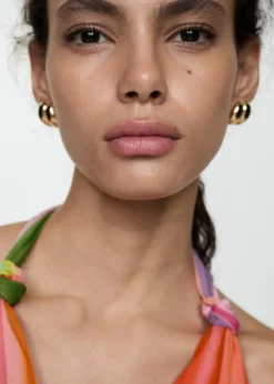 MANGO Sukienki I Kombinezony*Sukienka ze wzorem i węzłem