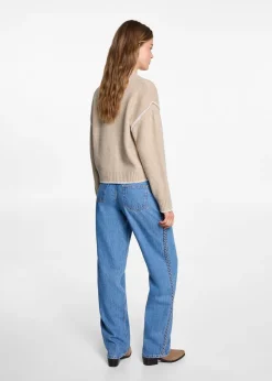 MANGO Swetry I Kardigany*Sweater with decorative seam