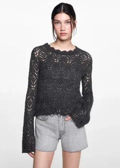 MANGO Swetry I Kardigany*Sweter ażurowa dzianina