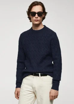 MANGO Kardigany I Swetry*Sweter ścieg pleciony