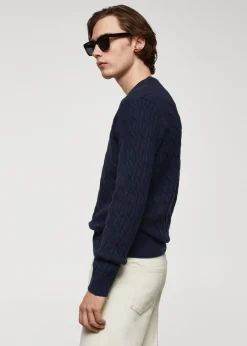 MANGO Kardigany I Swetry*Sweter ścieg pleciony