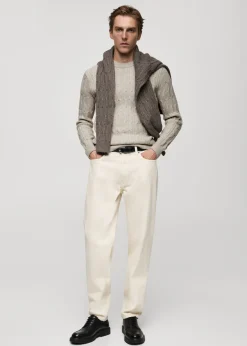 MANGO Kardigany I Swetry*Sweter ścieg pleciony