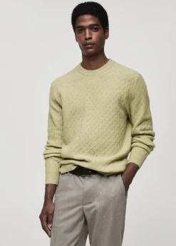 MANGO Kardigany I Swetry*Sweter ścieg pleciony