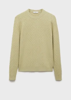 MANGO Kardigany I Swetry*Sweter ścieg pleciony