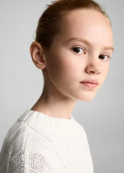 Dzieci MANGO Swetry I Kardigany*Sweter ścieg pleciony