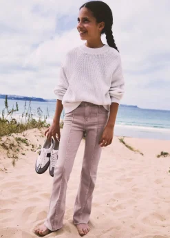 Dzieci MANGO Swetry I Kardigany*Sweter dzianinowy prążkowany