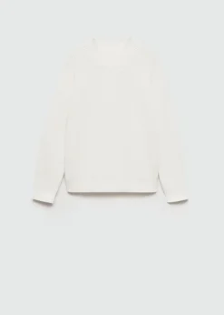 Dzieci MANGO Swetry I Kardigany*Sweter dzianinowy prążkowany