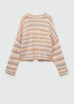 Dzieci MANGO Swetry I Kardigany*Sweter dzianinowy w paski