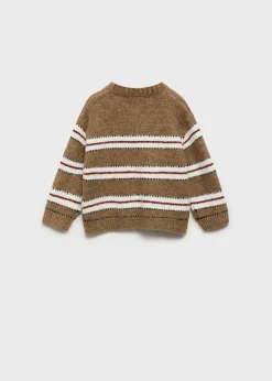 Dzieci MANGO Swetry I Kardigany*Sweter dzianinowy w paski
