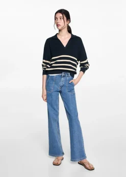 MANGO Swetry I Kardigany*Sweter dzianinowy w paski