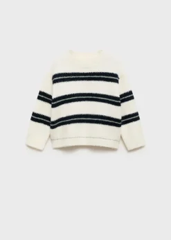 Dzieci MANGO Swetry I Kardigany*Sweter dzianinowy w paski